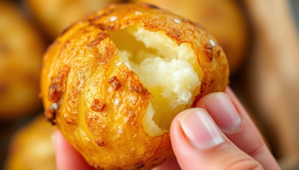 baked potato skin consumption
