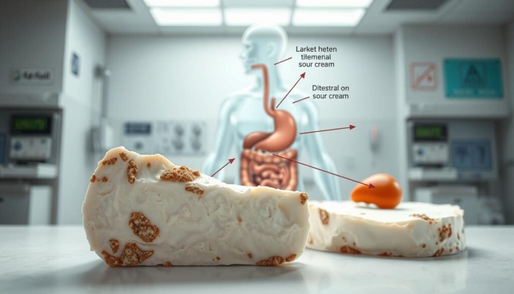 health risks of consuming spoiled sour cream