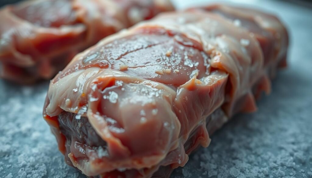signs of spoiled frozen meat