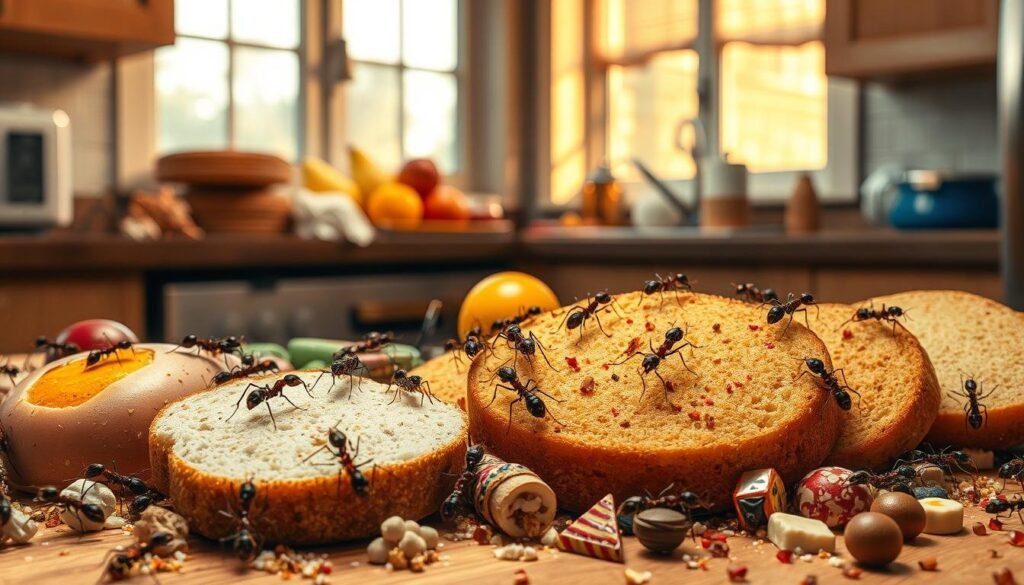 types of ants and food contamination
