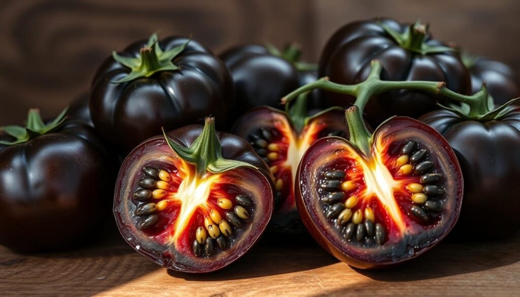 black seeded tomatoes