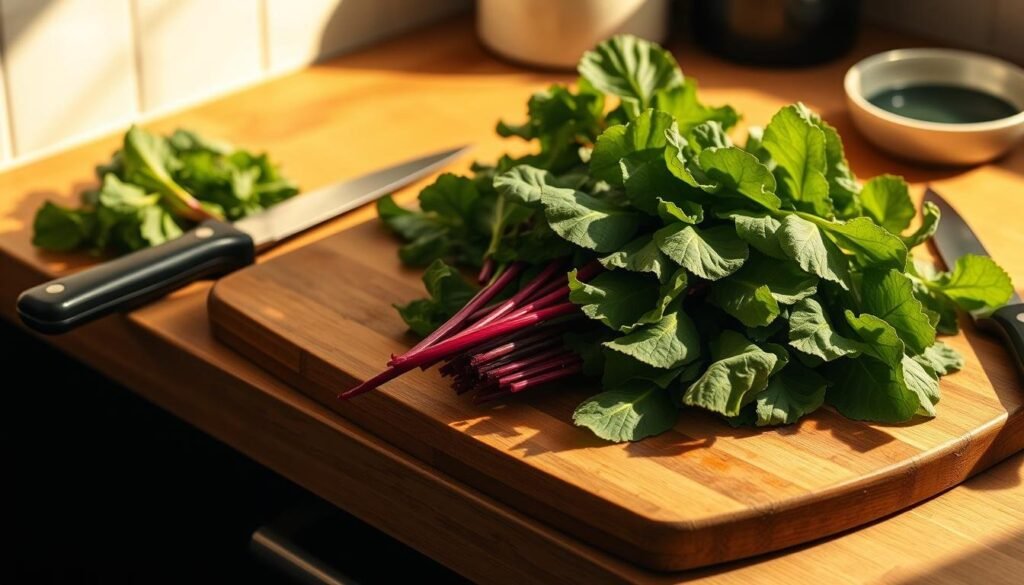 cooking beet greens