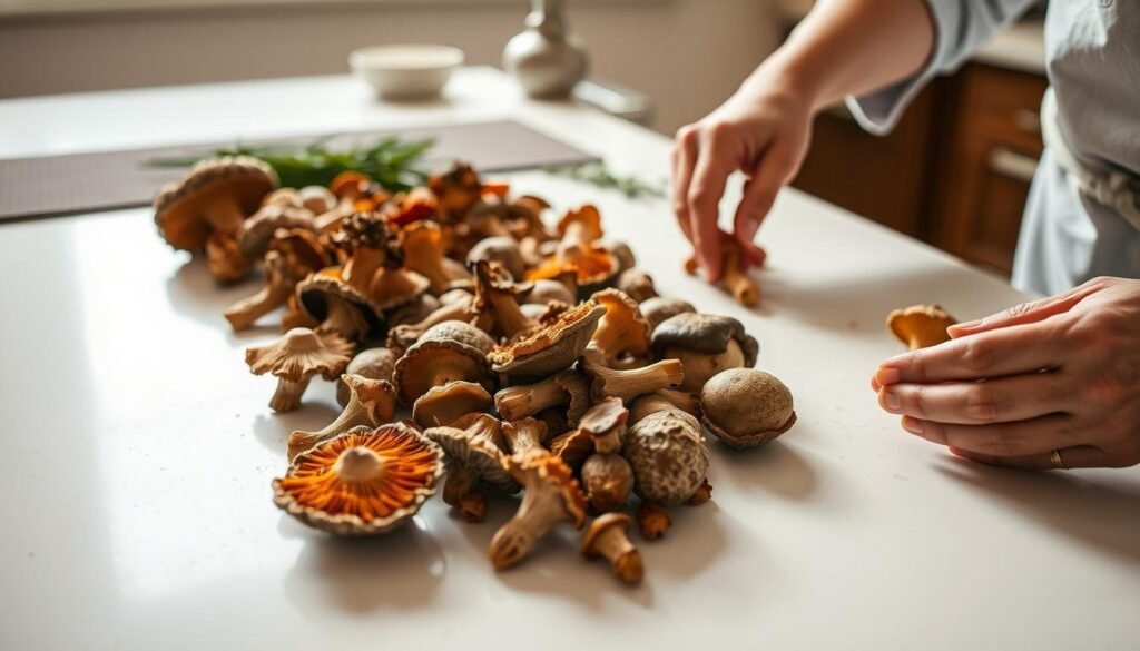 cooking wild mushrooms