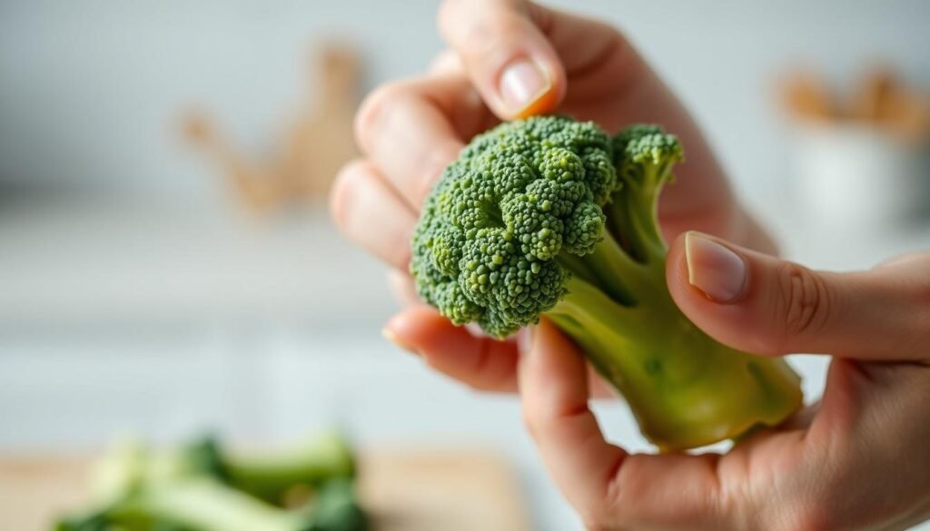 eating broccoli raw