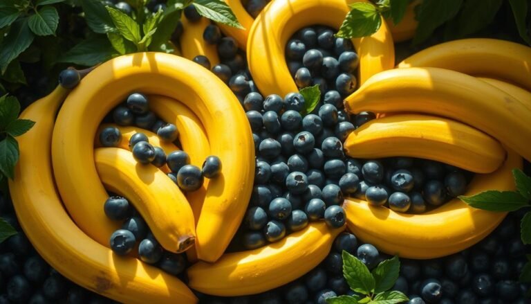can you eat bananas and blueberries together