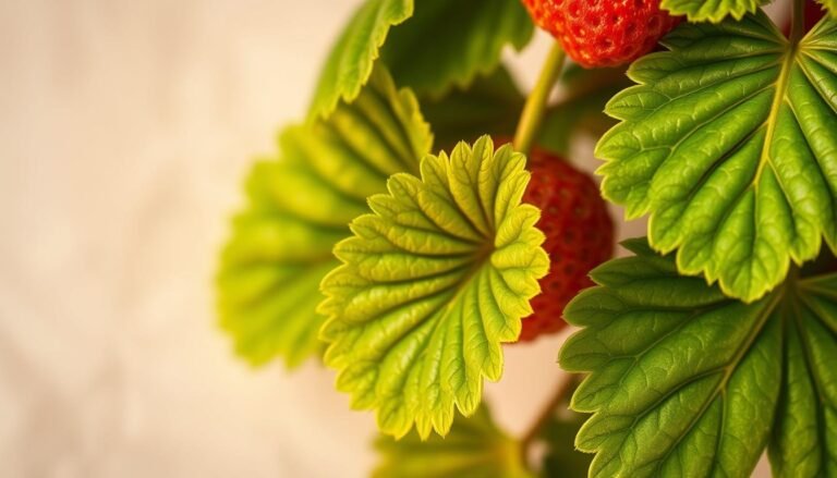 Eating Strawberry Leaves