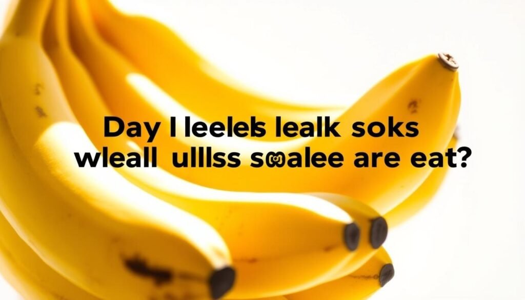 Are Bananas with Black Spots Safe to Eat?