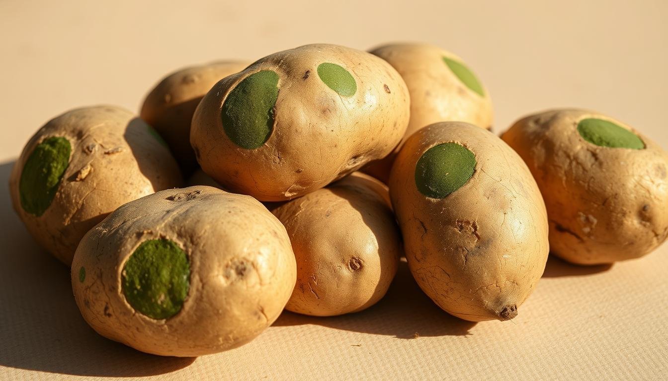 can you eat potatoes with green spots