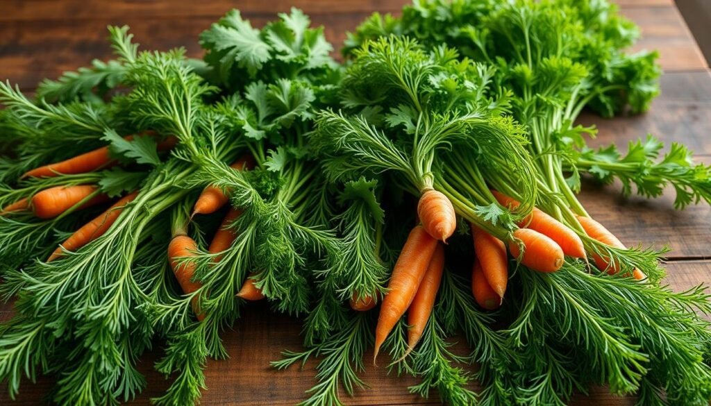 nutritional value of carrot tops